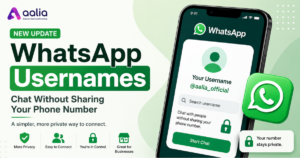 WhatsApp usernames feature allowing users to chat without sharing their phone number