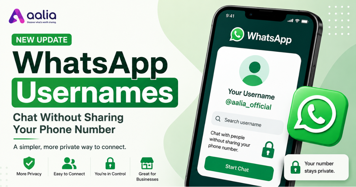 WhatsApp usernames feature allowing users to chat without sharing their phone number